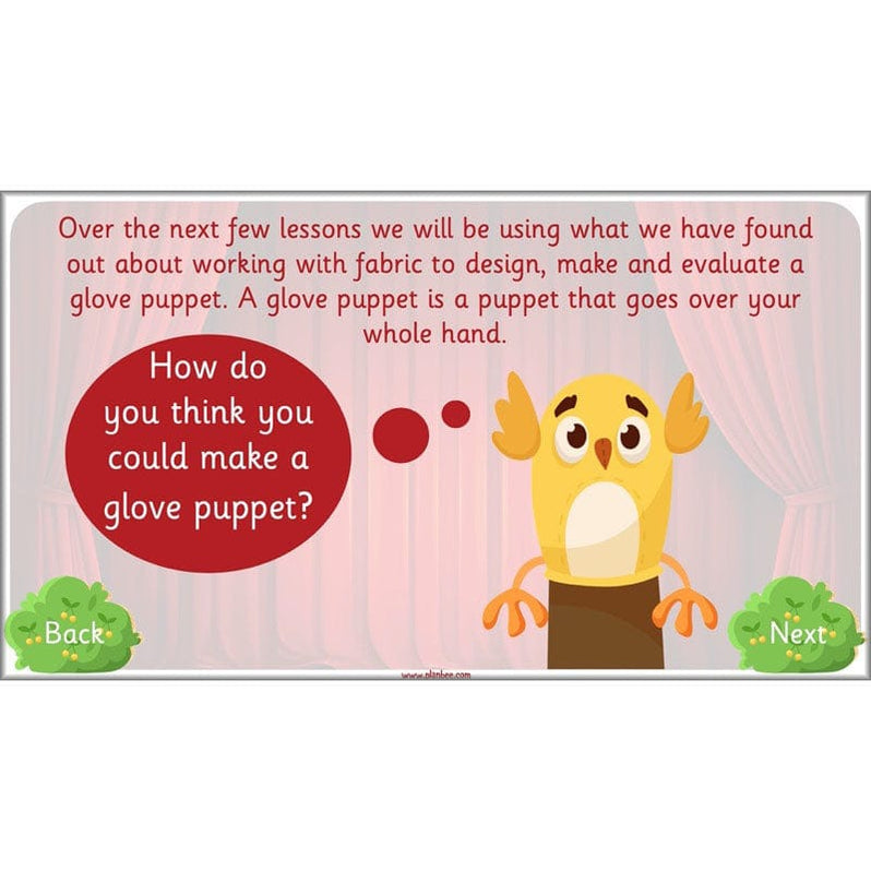 Puppets KS1 DT Lesson Planning Pack for Year 2 by PlanBee