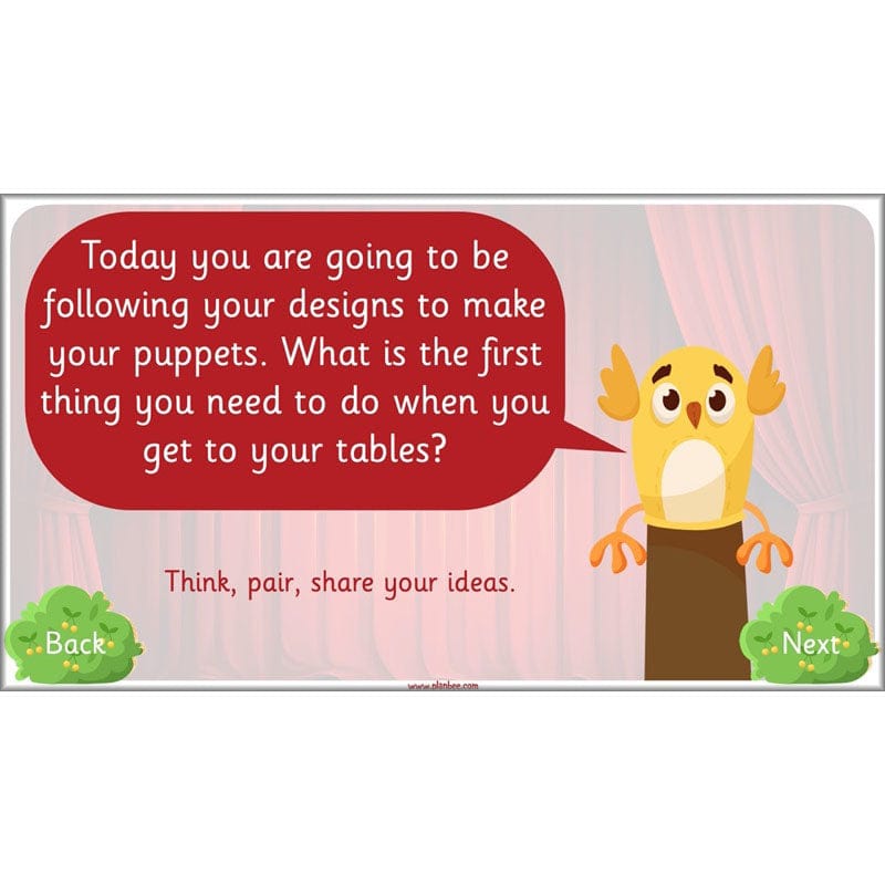 PlanBee Puppets KS1 DT Lesson Planning Pack for Year 2 by PlanBee