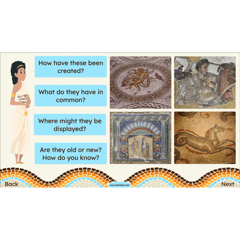 PlanBee Roman Mosaics KS2 Art Planning