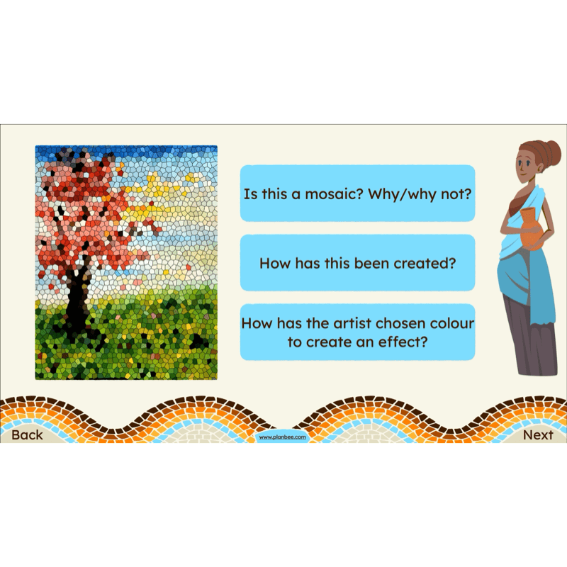 PlanBee Roman Mosaics KS2 Art Planning