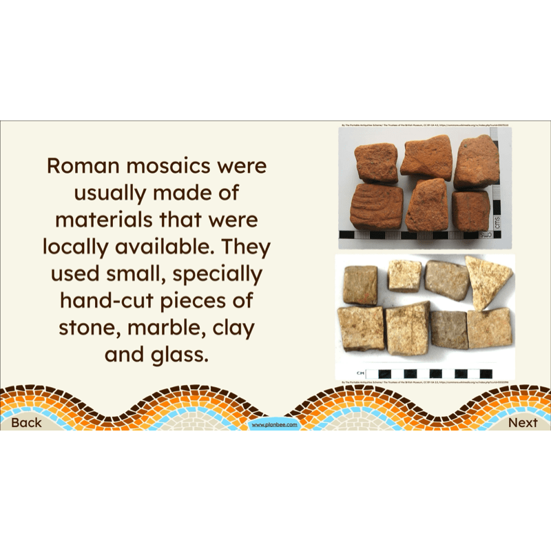 PlanBee Roman Mosaics KS2 Art Planning
