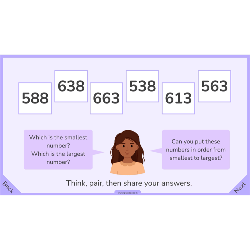 PlanBee Rounding and Ordering Numbers Year 4 Place Value by PlanBee