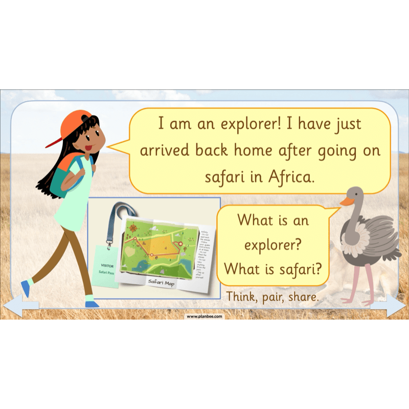 PlanBee Safari Adventures KS1 | English Lesson Pack