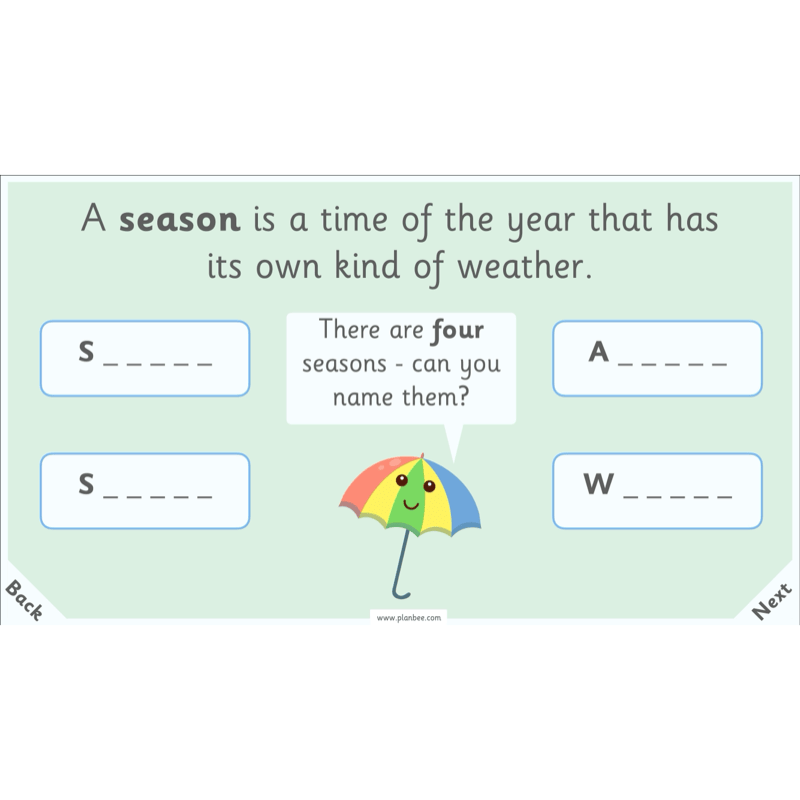 PlanBee Season Diaries | Year 1 English