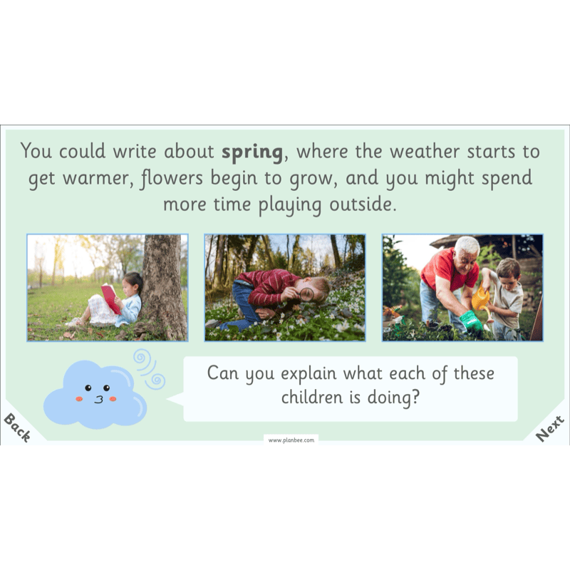 PlanBee Season Diaries | Year 1 English