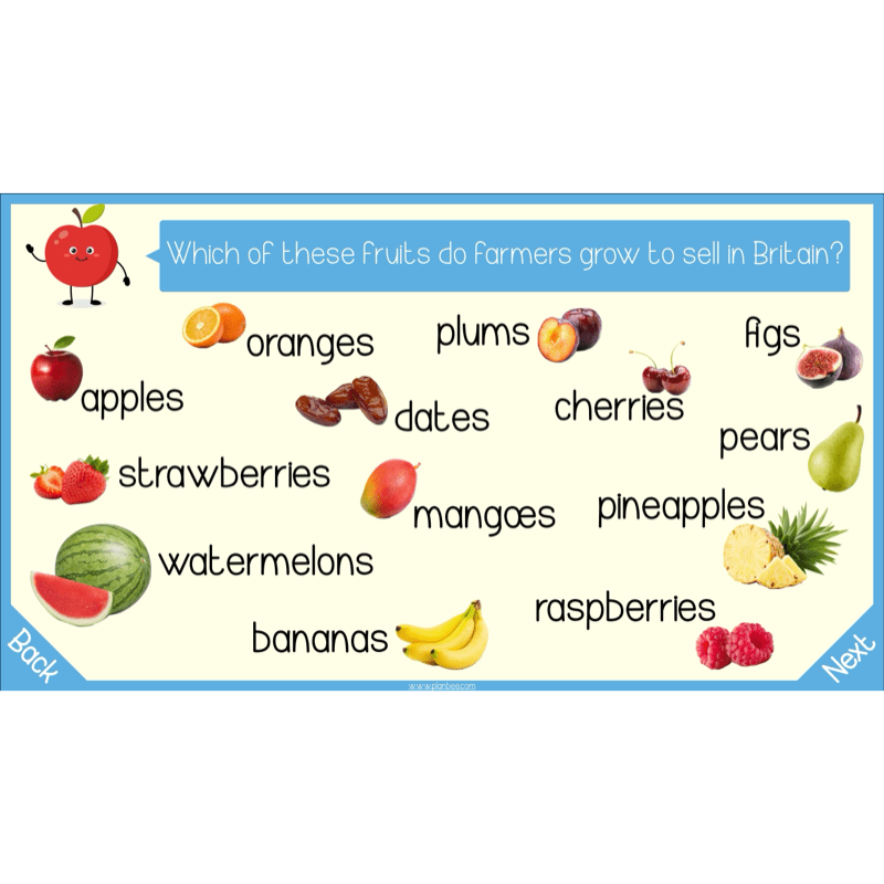 PlanBee Seasonal Food Seasonality KS2 cooking lessons by PlanBee