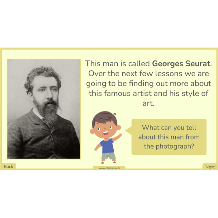 PlanBee Seurat and Pointillism KS2 Lesson Plans and Art Projects