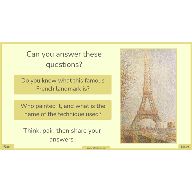 PlanBee Seurat and Pointillism KS2 Lesson Plans and Art Projects