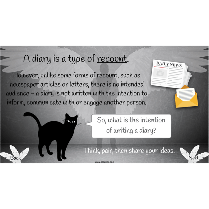 PlanBee Skellig Diary Entries KS2 | Year 6 English Lesson Pack