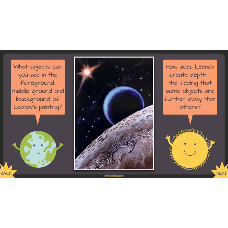 PlanBee Space Art KS2 | Year 5/6 Lessons