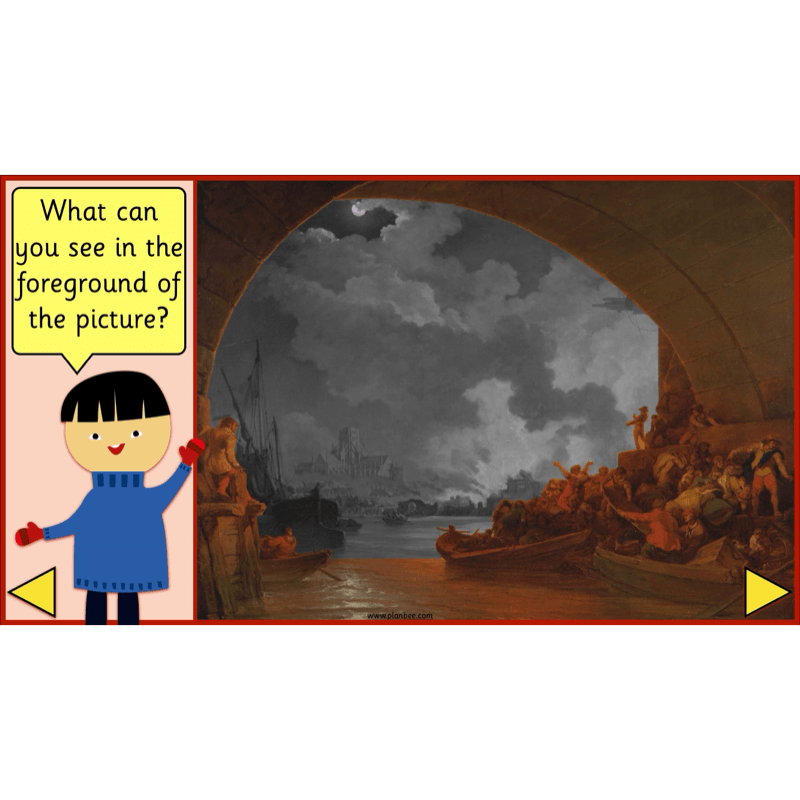 PlanBee Great Fire of London Art Ideas | PlanBee KS1 Art Lesson