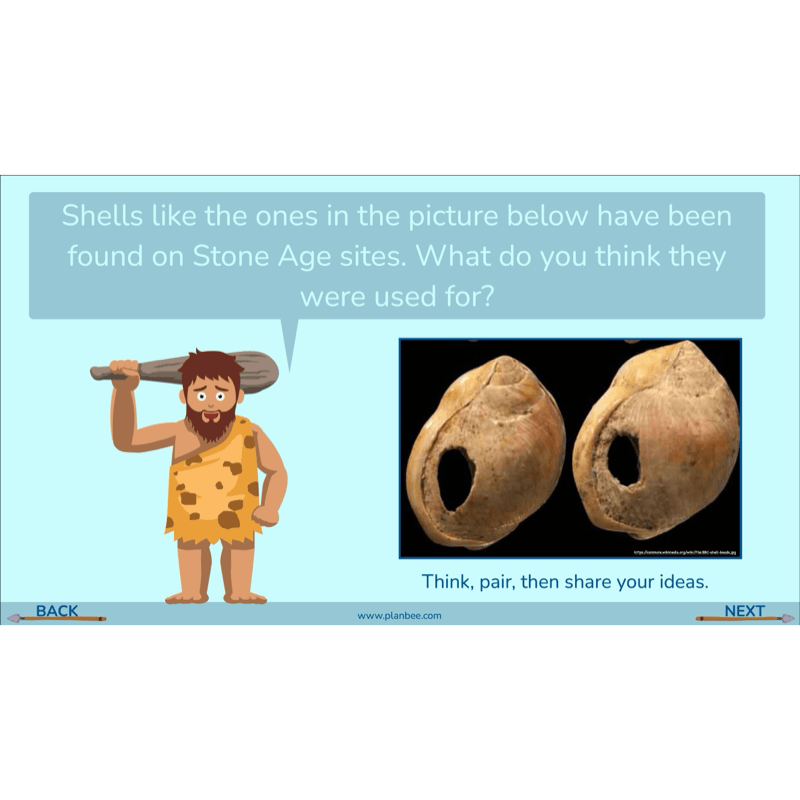 PlanBee Stone Age Art KS2 lessons
