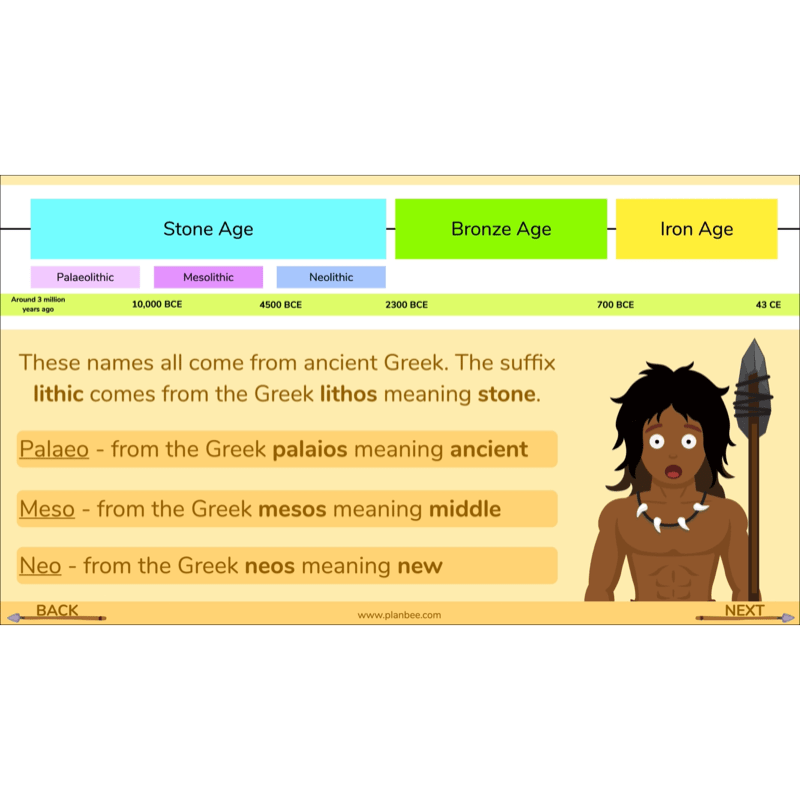PlanBee Stone Age to Iron Age Year 3 and 4 | History Lessons KS2