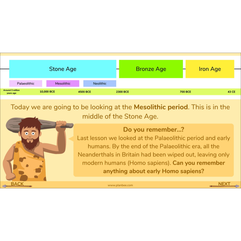 PlanBee Stone Age to Iron Age Year 3 and 4 | History Lessons KS2