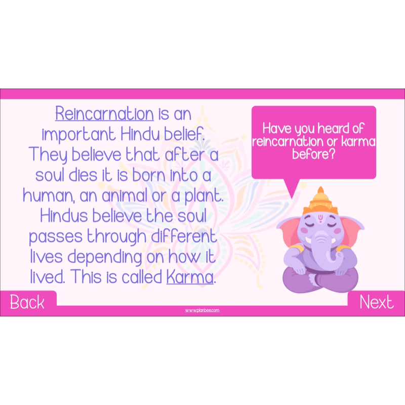 PlanBee Primary Resources Hinduism KS2 RE Lesson Pack | PlanBee
