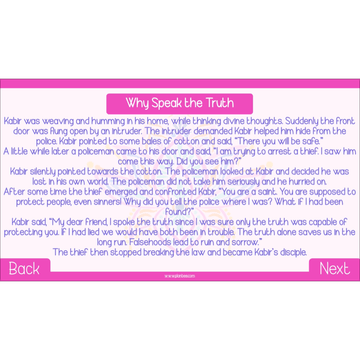 Lesson 5: Telling the Truth
