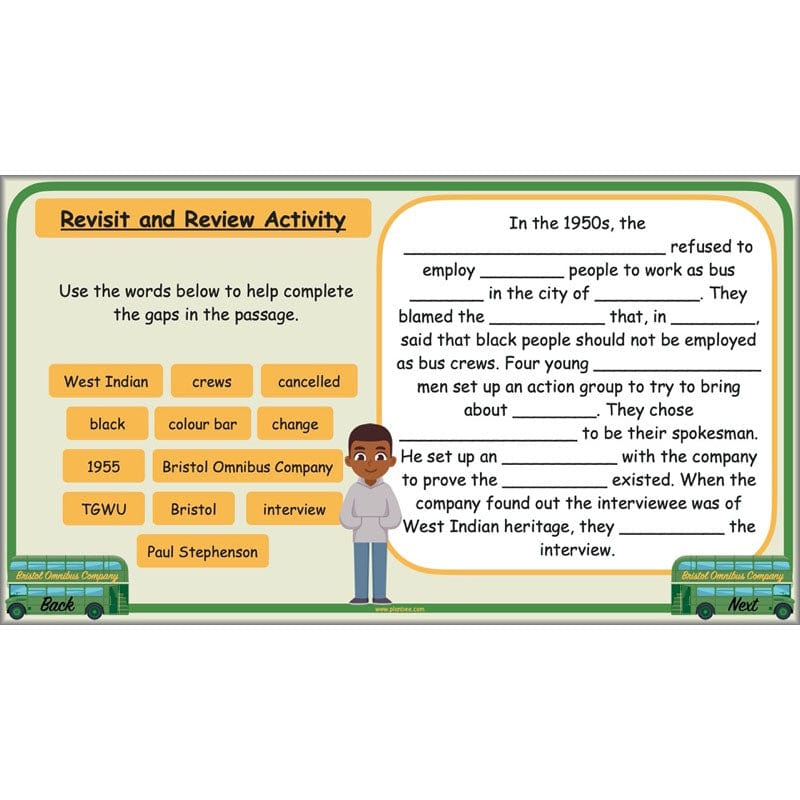 PlanBee Bristol Bus Boycott History KS2 lessons by PlanBee
