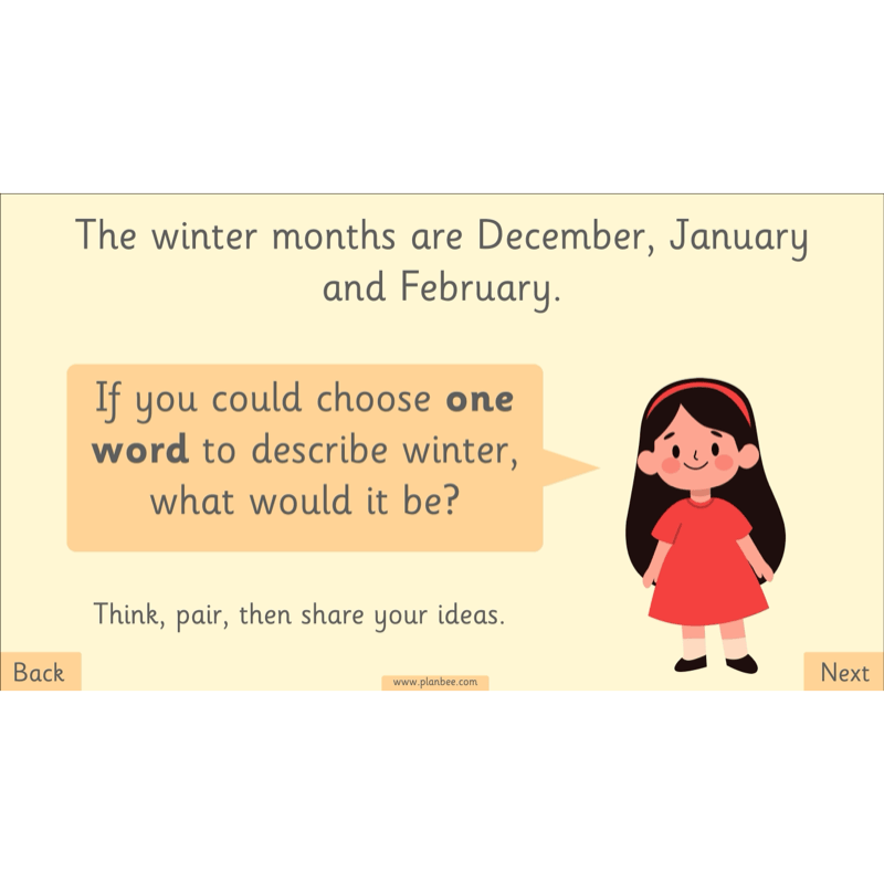 PlanBee The Four Seasons KS1 Geography Lesson Pack