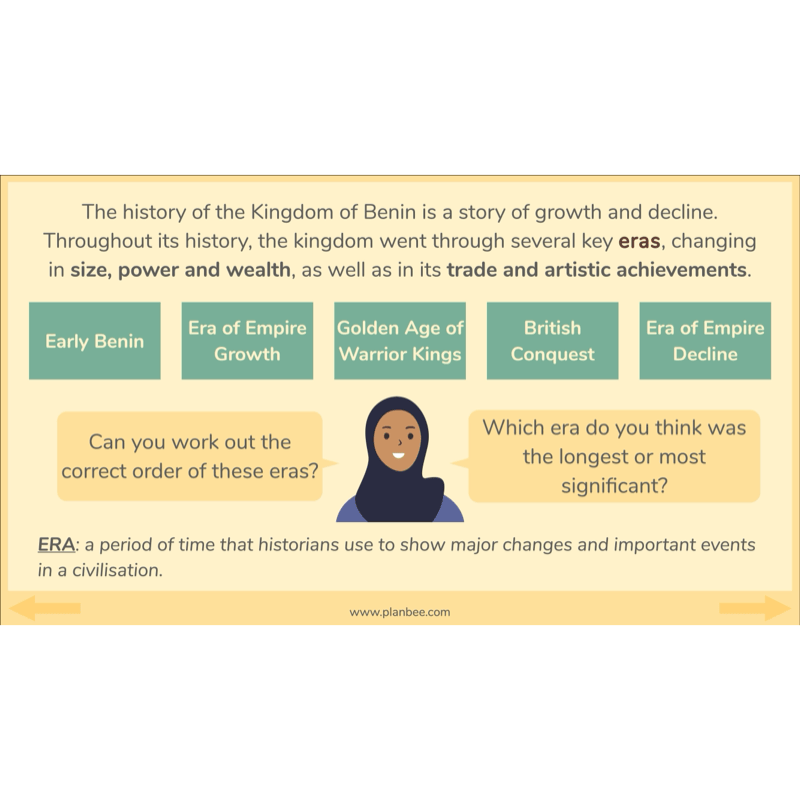 PlanBee The Kingdom of Benin KS2 History Lesson Pack