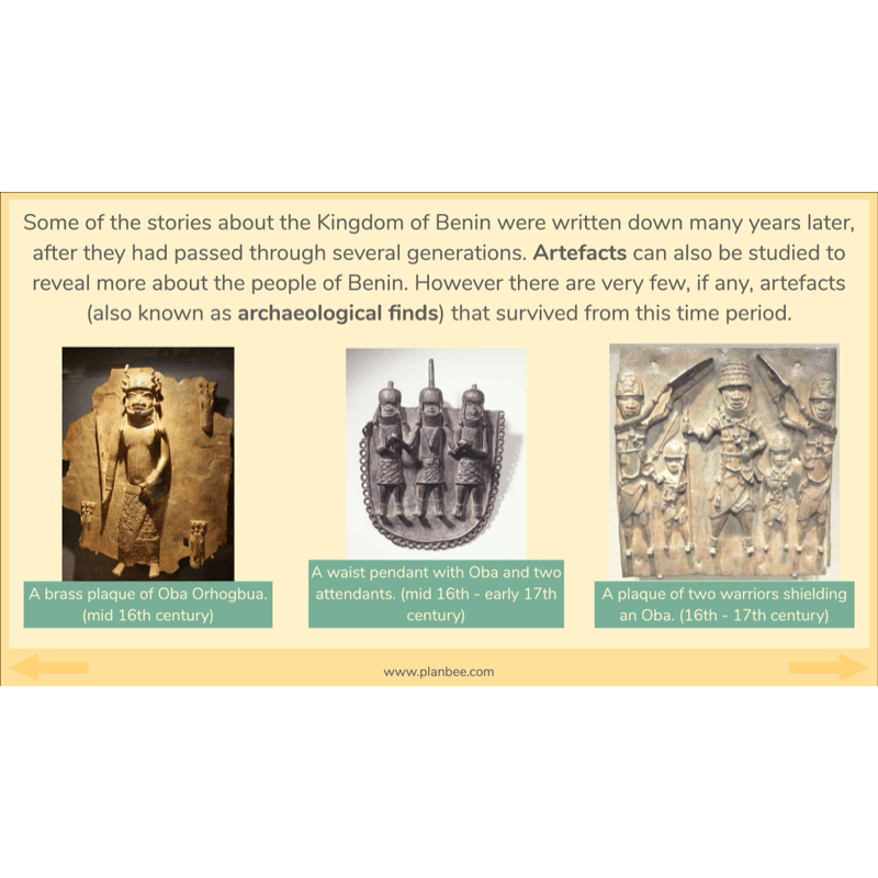 PlanBee The Kingdom of Benin KS2 History Lesson Pack