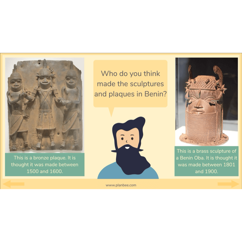 PlanBee The Kingdom of Benin KS2 History Lesson Pack