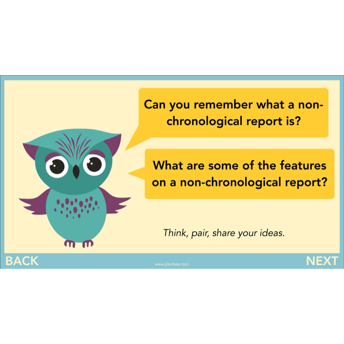 PlanBee The Owl who was Afraid of the Dark | KS2 Non-chronological Reports