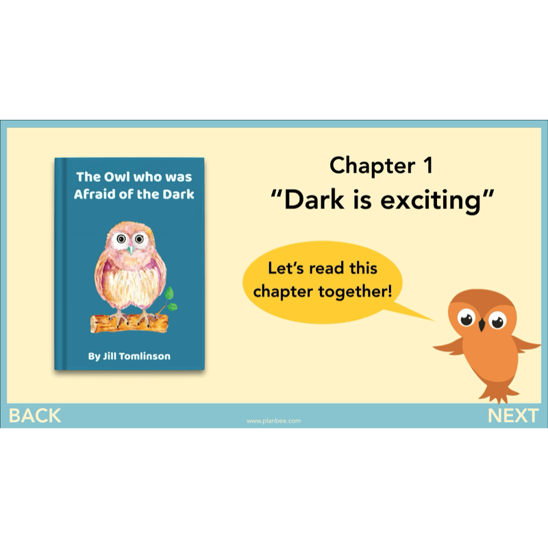 PlanBee The Owl who was Afraid of the Dark | KS2 Comprehension