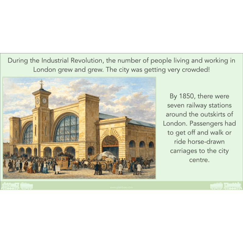 PlanBee The Railway Revolution: Industrial Revolution KS2 PlanBee