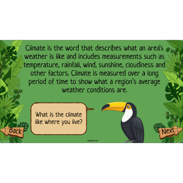 Lesson 3: Rainforest Climate