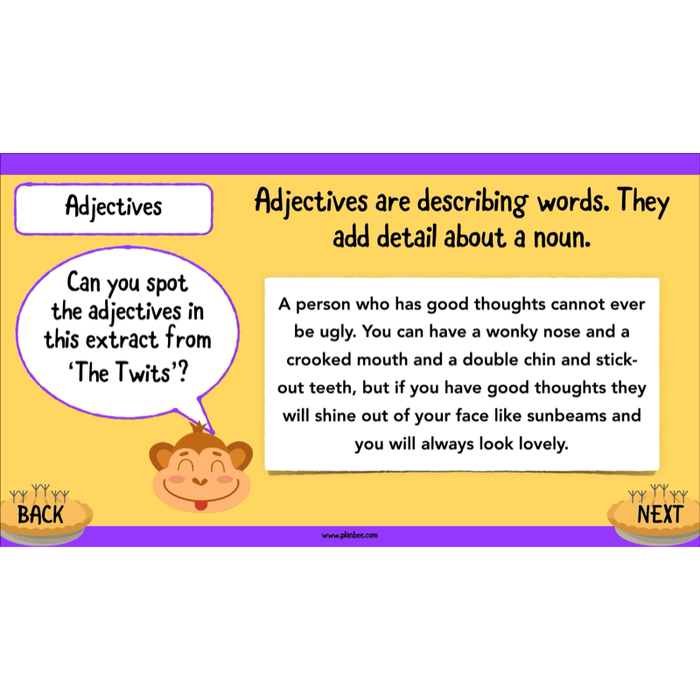 PlanBee The Twits: Descriptive Writing KS2 | Year 4 English Pack