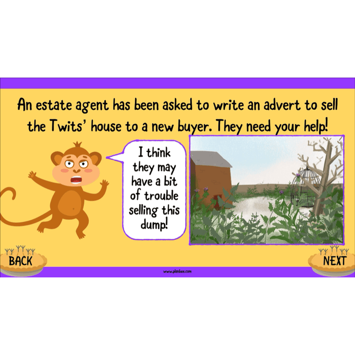 PlanBee The Twits: Descriptive Writing KS2 | Year 4 English Pack