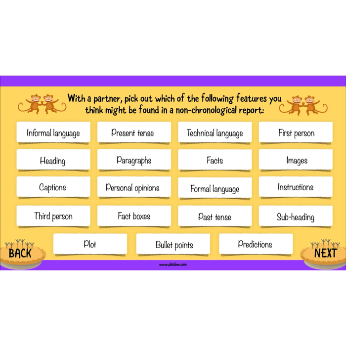 PlanBee The Twits: Non-chronological Reports KS2 | Y4 English Pack