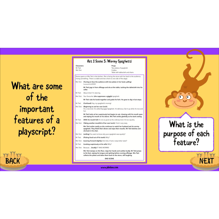 PlanBee The Twits: Playscripts KS2 | Year 4 English Pack