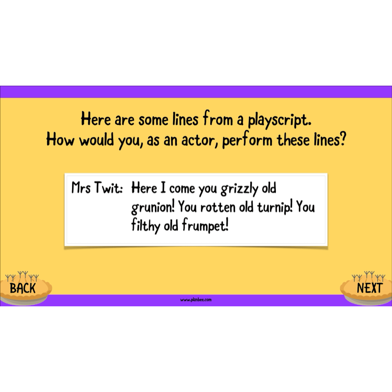 PlanBee The Twits: Playscripts KS2 | Year 4 English Pack
