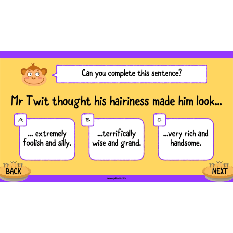 PlanBee The Twits Reading Comprehension KS2 | Year 4 English Pack