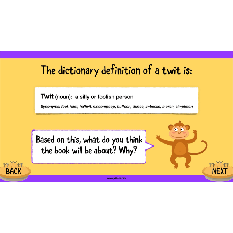 PlanBee The Twits Reading Comprehension KS2 | Year 4 English Pack