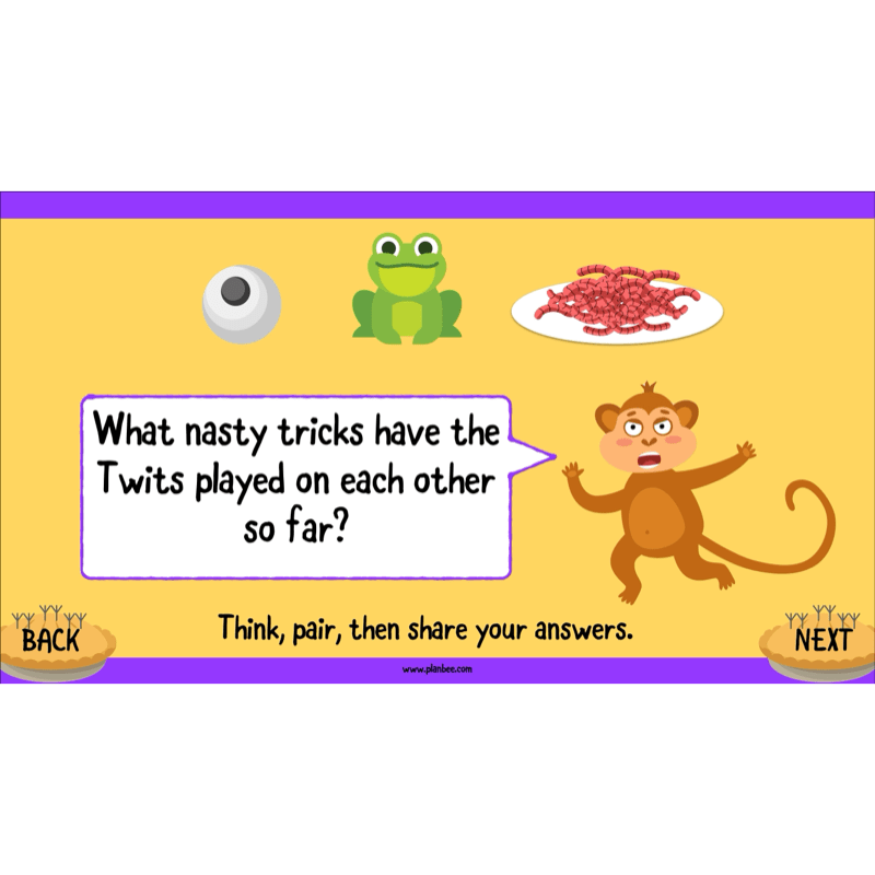 PlanBee The Twits Reading Comprehension KS2 | Year 4 English Pack