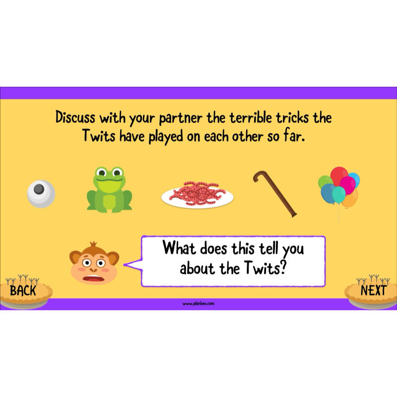 PlanBee The Twits Reading Comprehension KS2 | Year 4 English Pack