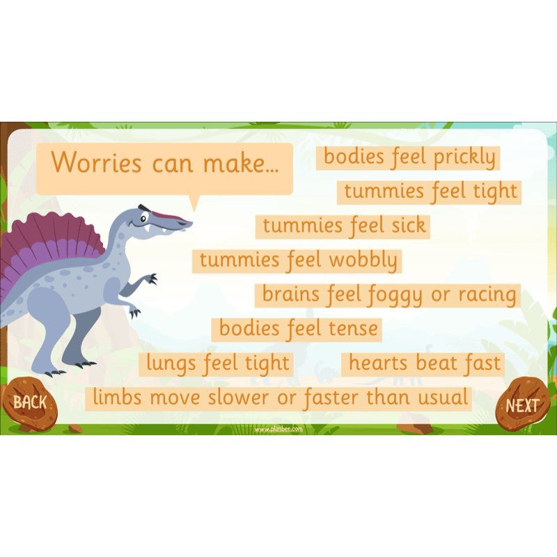 PlanBee The Worrysaurus KS1 PSHE Lesson Pack