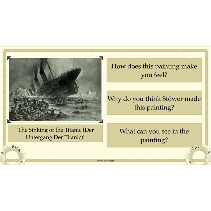 PlanBee Titanic Topic KS2 Enrichment Lesson Pack