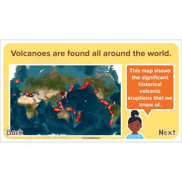 Lesson 1: Volcano Locations Latitude KS2