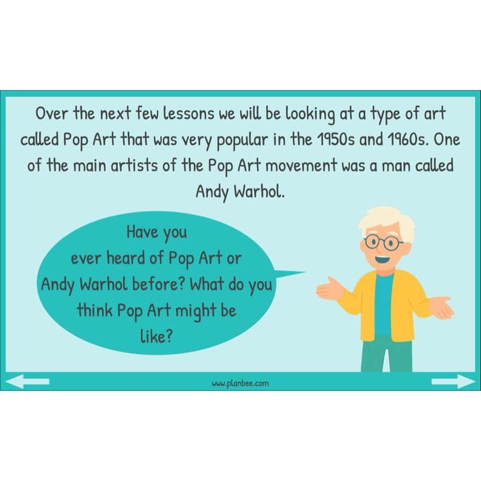 PlanBee Andy Warhol KS2 Art Lessons The Pop Art Movement | PlanBee