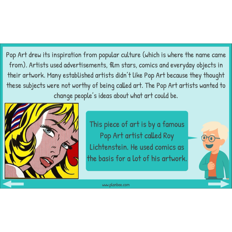 PlanBee Andy Warhol KS2 Art Lessons The Pop Art Movement | PlanBee