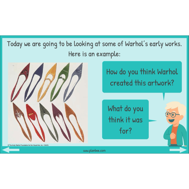 PlanBee Andy Warhol KS2 Art Lessons The Pop Art Movement | PlanBee