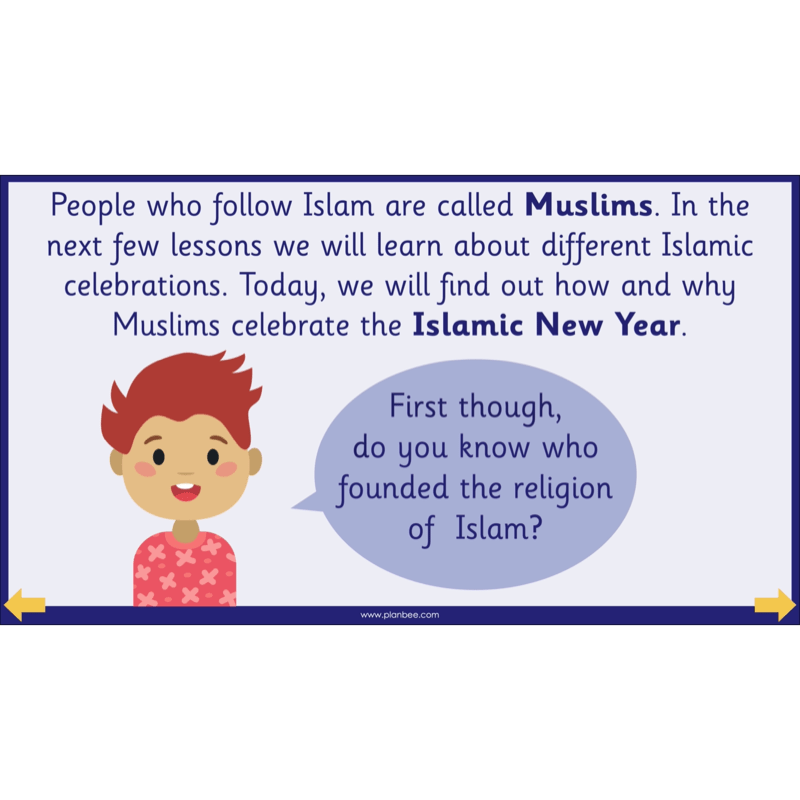 PlanBee What do Muslims celebrate? KS1 Islamic Festival Lessons