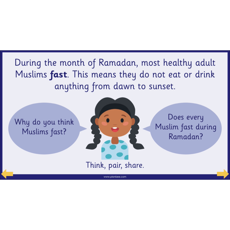PlanBee What do Muslims celebrate? KS1 Islamic Festival Lessons