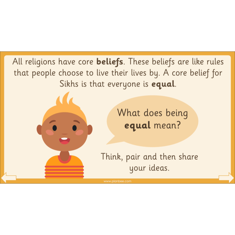PlanBee What do Sikhs believe? | KS1 RE lesson planning