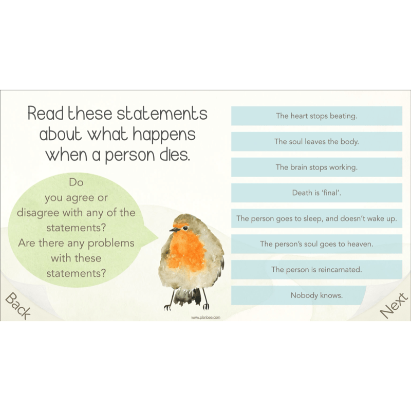 PlanBee What happens when we die? KS2 RE Lesson Plans