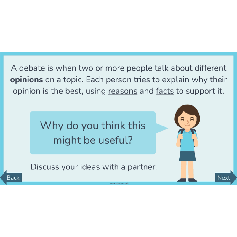PlanBee What is a Debate KS2 | English Lessons