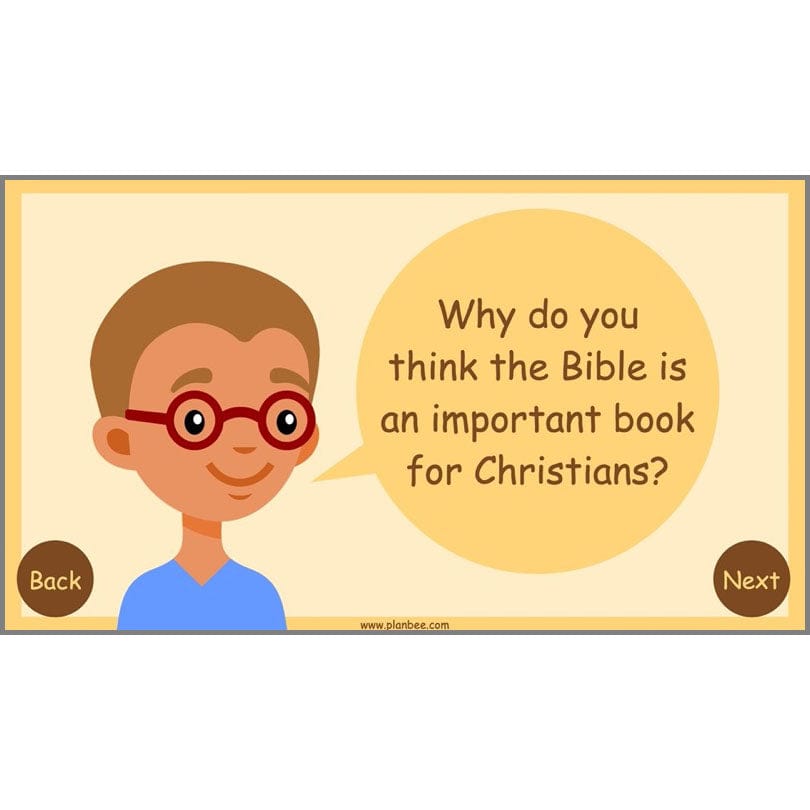 PlanBee What is the Christian Bible? Year 3 KS1 PlanBee RE Lessons